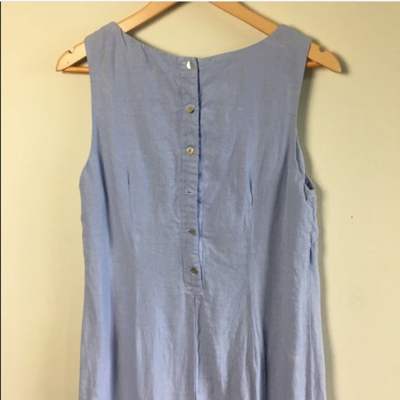 Johnny Was Item light Blue Sleeveless Maxi Dress - Picture 9 of 12